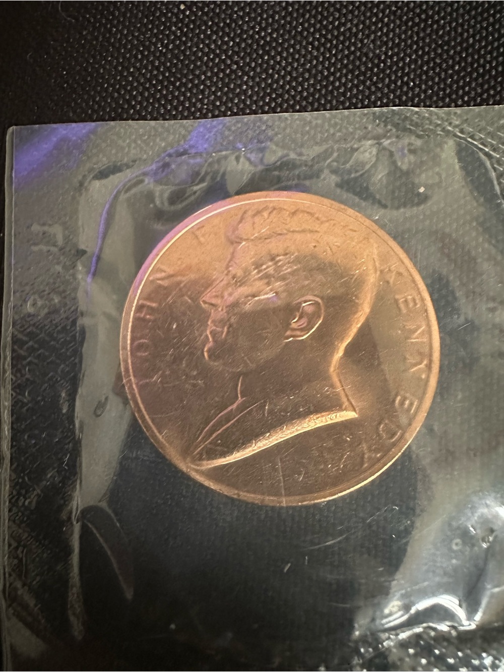 Kennedy Half Dollar Commemorative- Copper Tone Coin